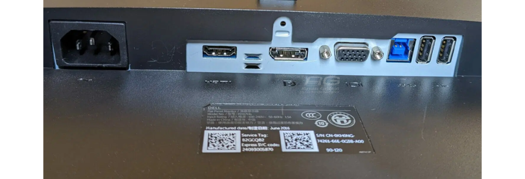 مانیتور استوک Dell P2417H IPS 24inch