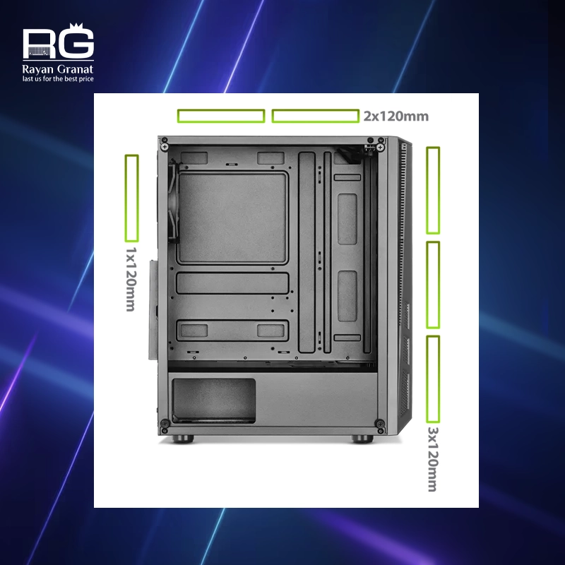 کیس کامپیوتر گرین مدل ARAD