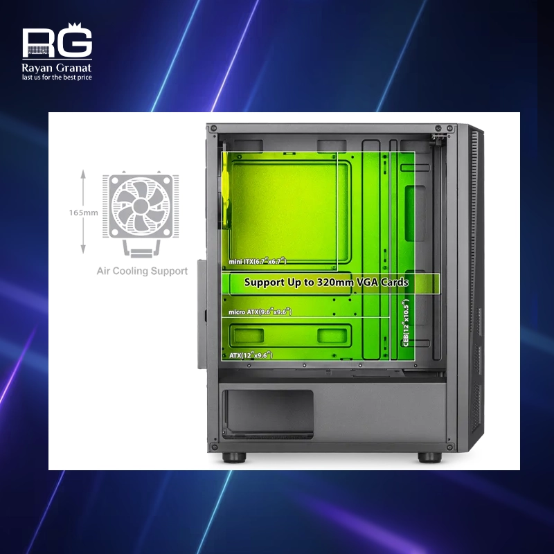 کیس کامپیوتر گرین مدل ARAD eco