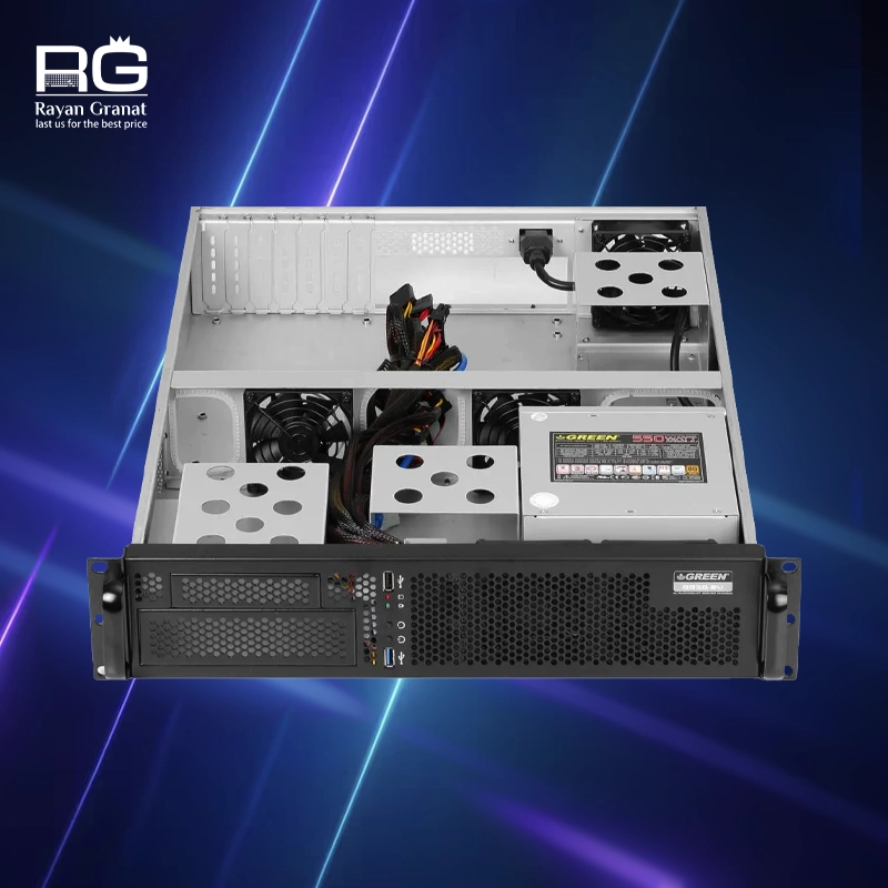 کیس G535-2U Rackmount گرین