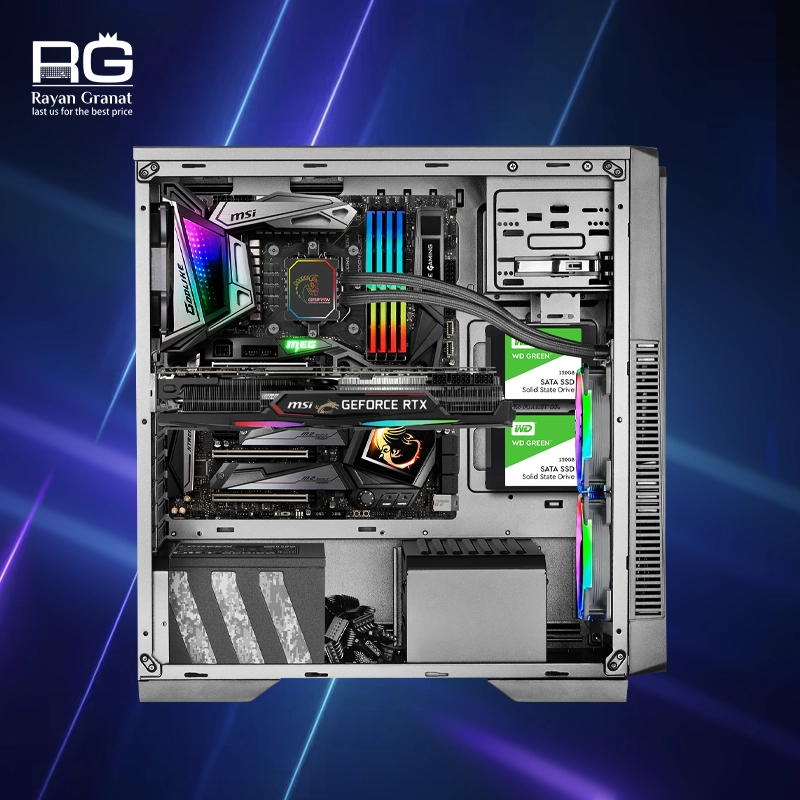 کیس پی سی PARSA گرین